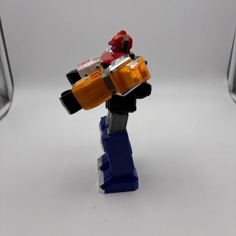 Vintage Mighty Morph Power Ranger Megazord Toy Red Blue Yellow White Black Robot
